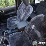 genuine sheepskin seat covers top view
