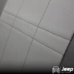 closeup of imitation leather