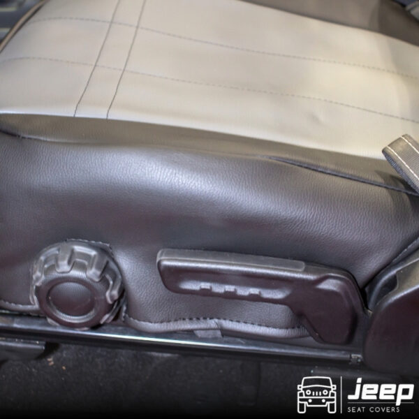 side view of leatherette