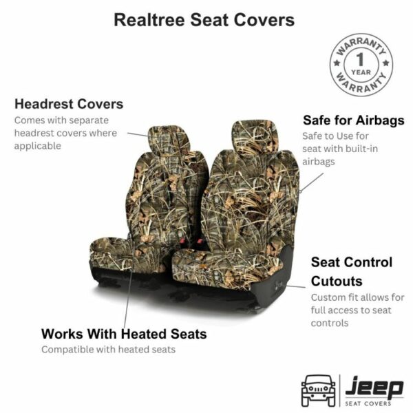 realtree seat cover features