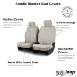 saddle blanket seat cover features