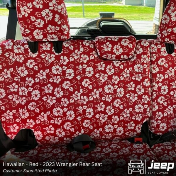 2023 jeep wrangler rear seat covers in hawaiian