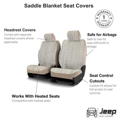 saddle blanket seat cover features